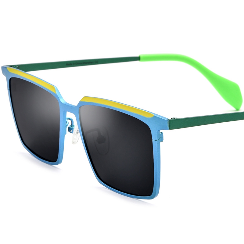 Sunglasses Polarized Men - Acetat-Sonnenbrillen für Damen, Modische Große Quadratische