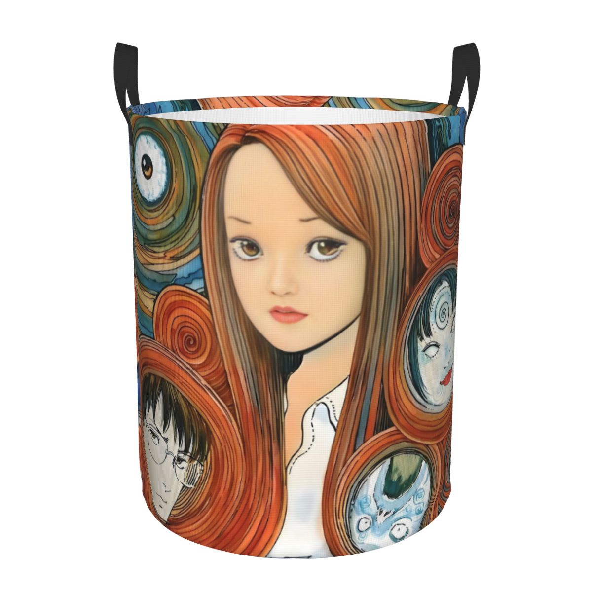 Men Accessories Hamper - Japan Junji Ito Horror Anime Wäschekorb,