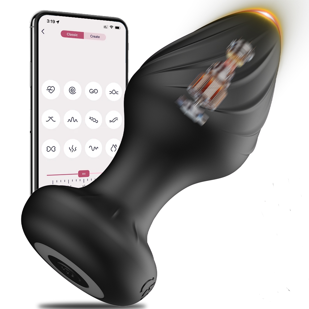 Men Accessories App - APP-gesteuerter Analvibrator Analplug für Frauen Männer