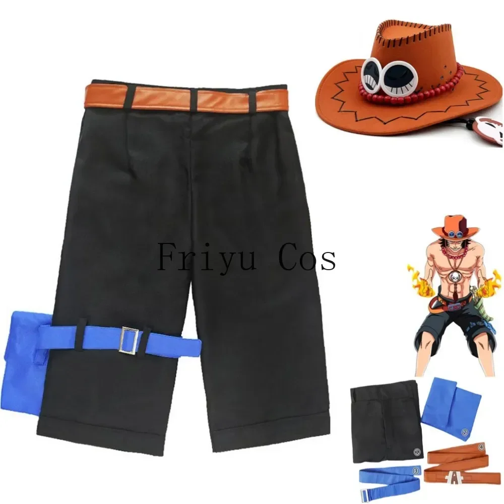 Men'S Accessories With Suits - Anime Portgas·D· Ace Cosplay Kostüm Whitebeard