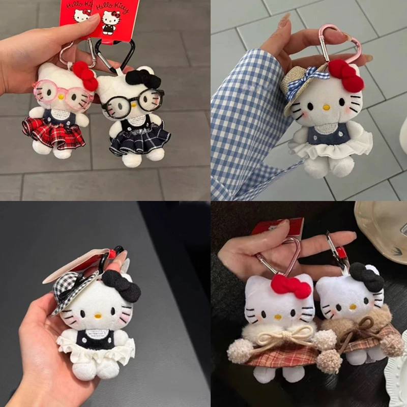 Men Keychain Accessories - Anime Hello Kitty Plüschmantel Umhang Schlüsselanhänger