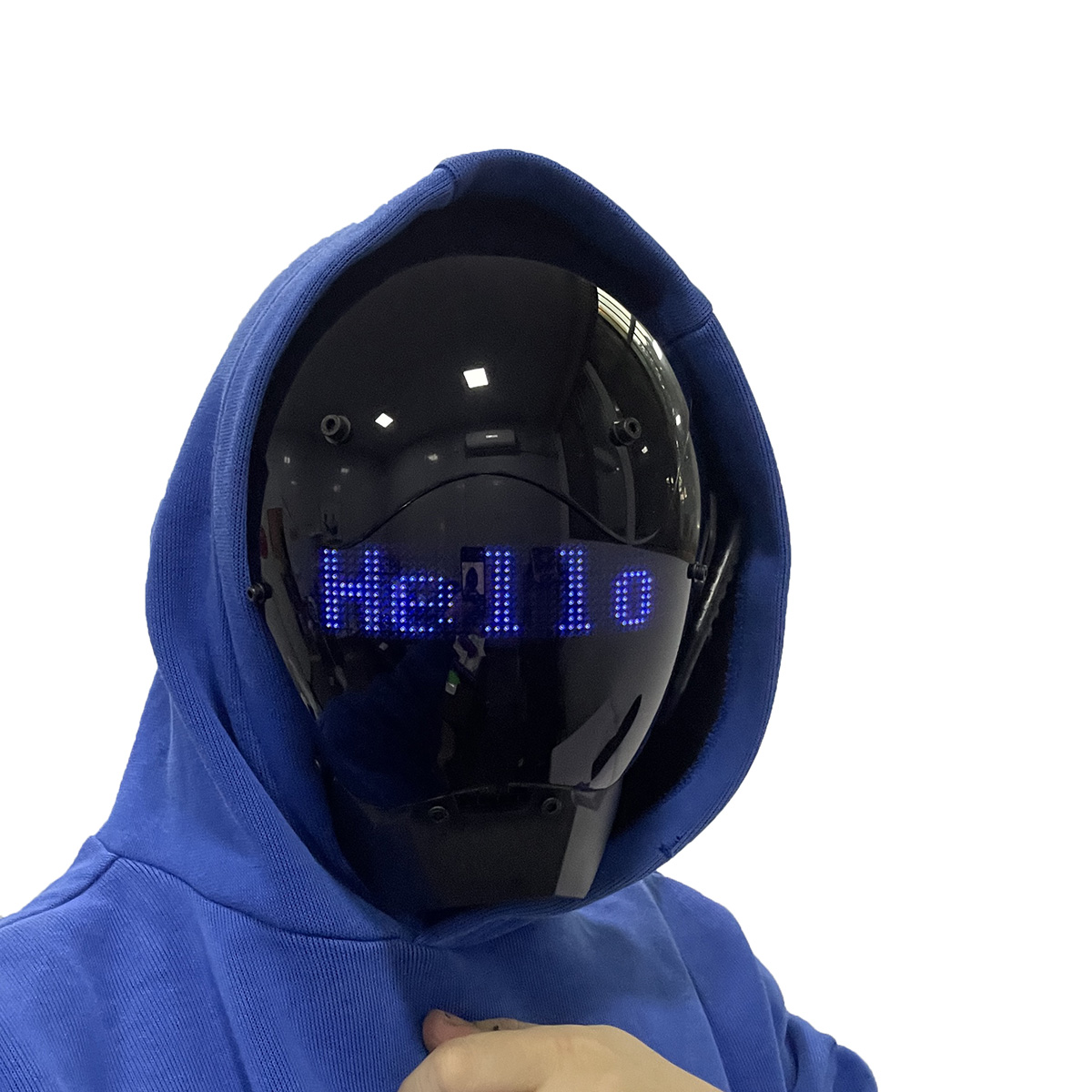 Men Accessories App - JAUPTO Punk-Maske Cosplay für Männer, Bluetooth