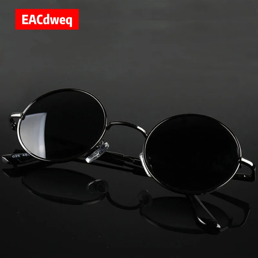 Sunglasses Polarized Men - Retro Vintage Runde Sonnenbrille für Herren