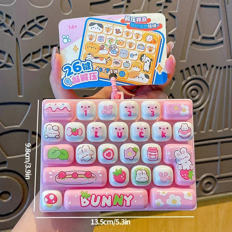 26-Tasten Anti-Stress-Tastatur – Men Keychain Accessories Bewertung und Preis
