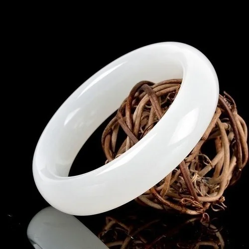 Echte Natürliche Weiße Jade Ar – Men Accessories Wrist Bewertung und Preis