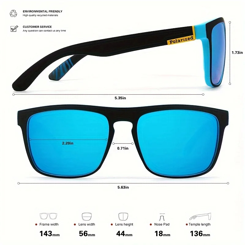 1/3PCS klassische polarisierte – Sunglasses Polarized Men Bewertung und Preis