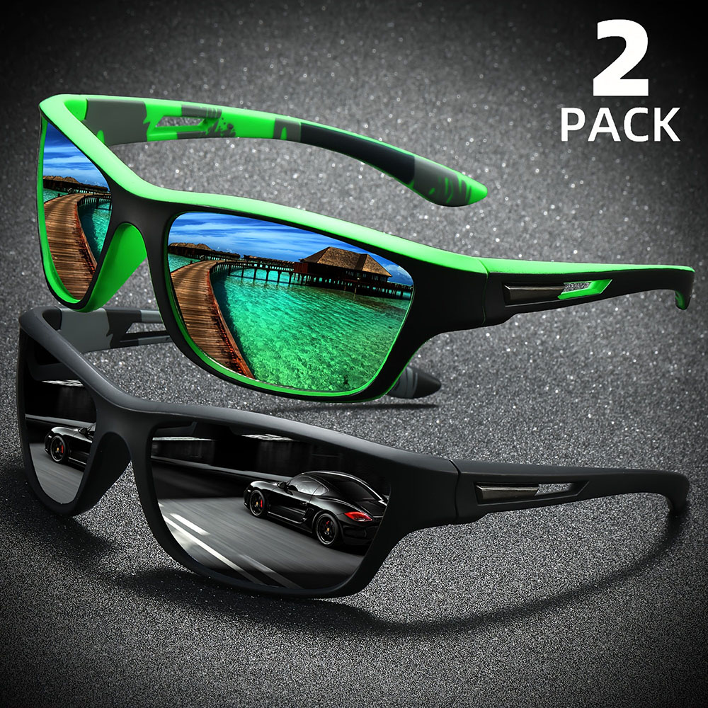 2 Stück polarisierte Wickel-So – Sunglasses Polarized Men Bewertung und Preis