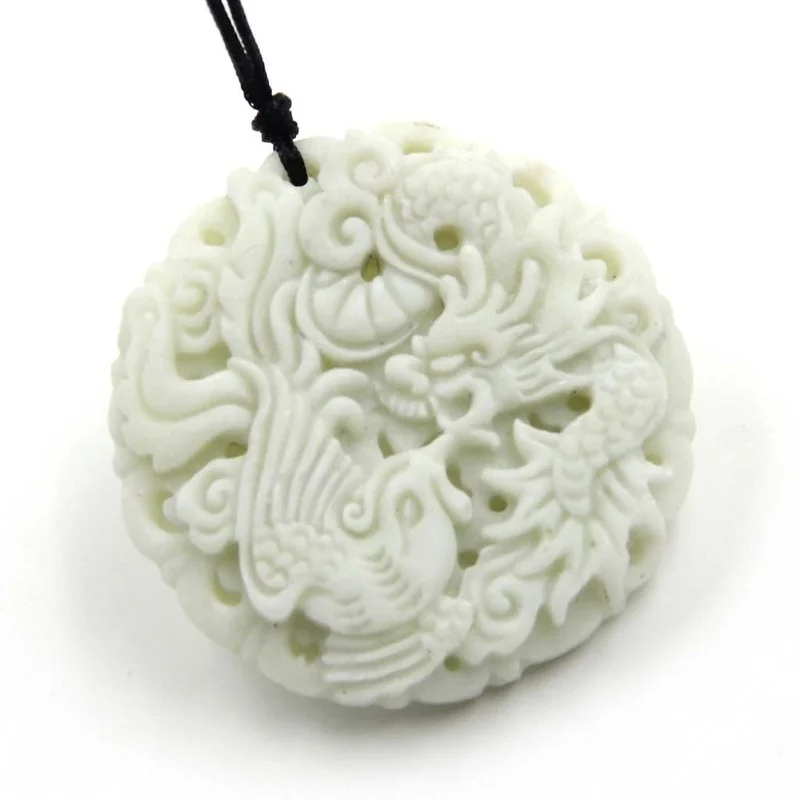 Natürliche Weiße jade Dragon P – Men Accessories Wrist Bewertung und Preis