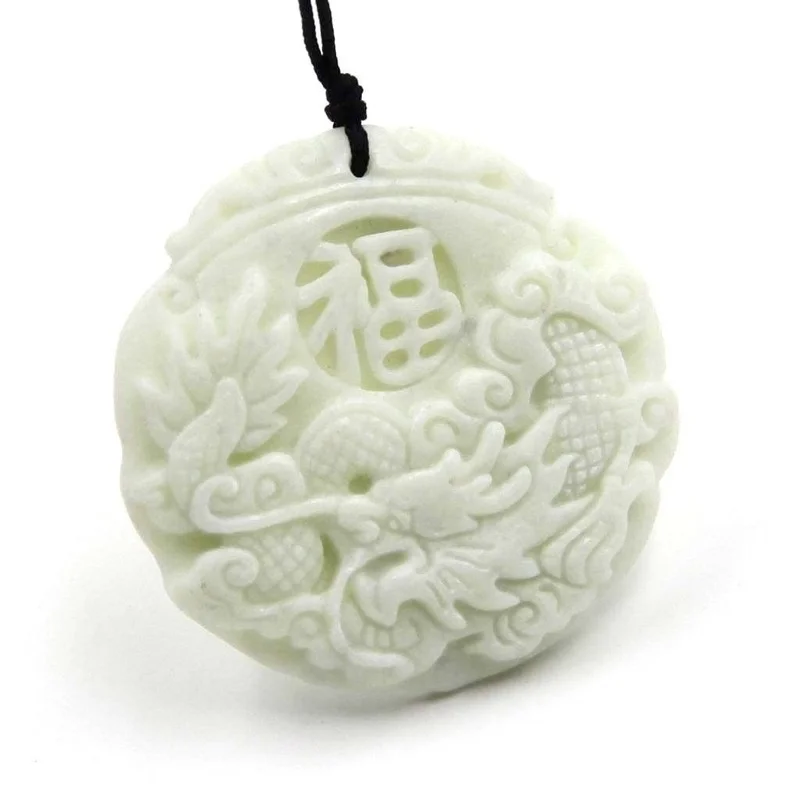Natürliche Weiße jade Dragon P – Men Accessories Wrist Bewertung und Preis