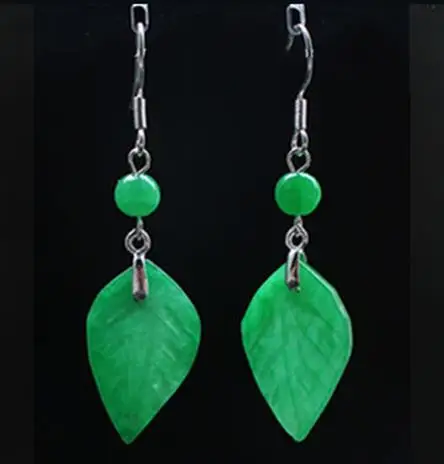 Angepasst Natürliche Grüne Jad – Men Accessories Earrings Bewertung und Preis