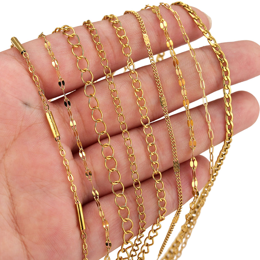 2 Meter Edelstahl-Lippenketten – Men Accessories Wrist Bewertung und Preis
