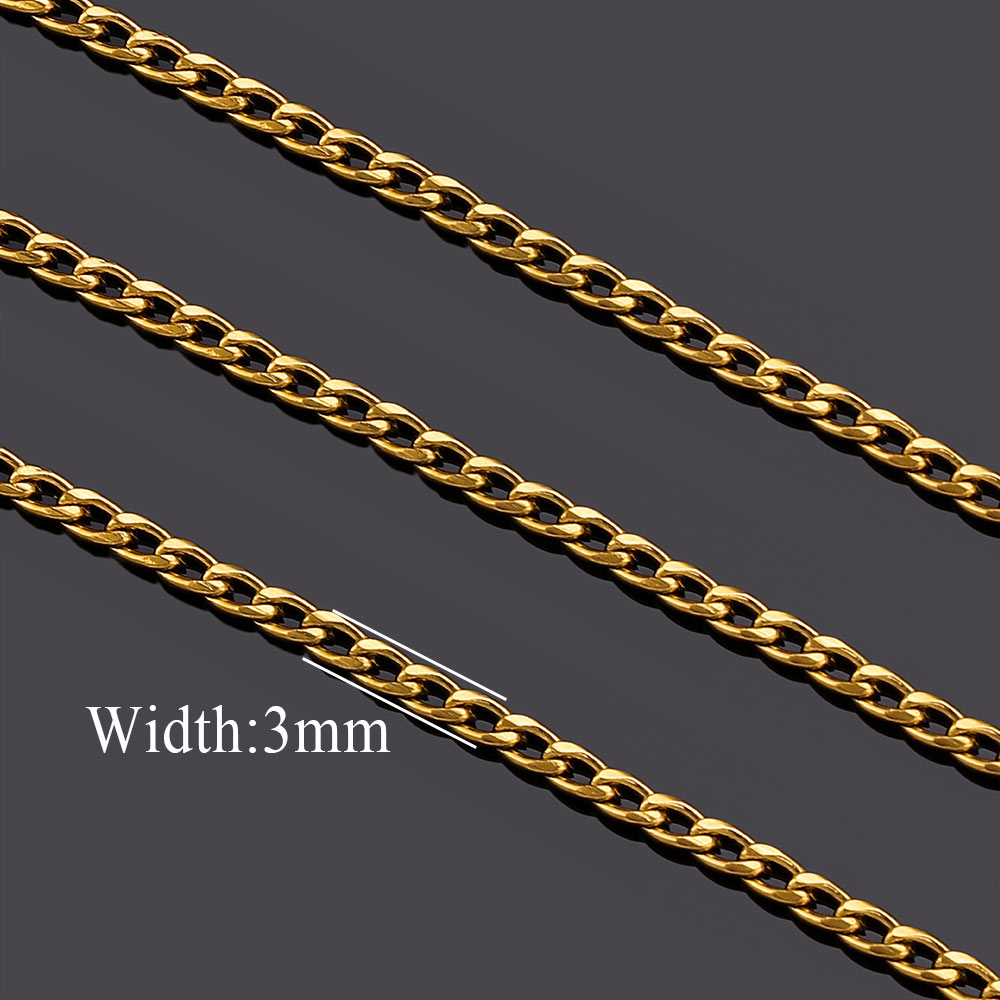 2 Meter Edelstahl-Lippenketten – Men Accessories Wrist Bewertung und Preis