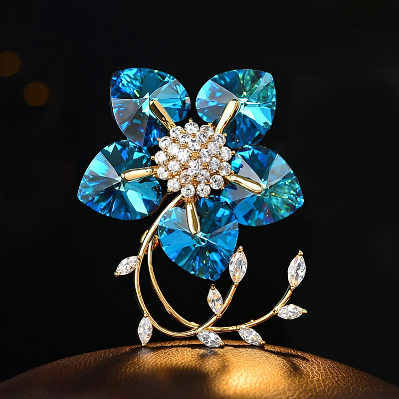 Neue Luxus-Broschen aus Zirkon – Men Accessories Bouquet Bewertung und Preis