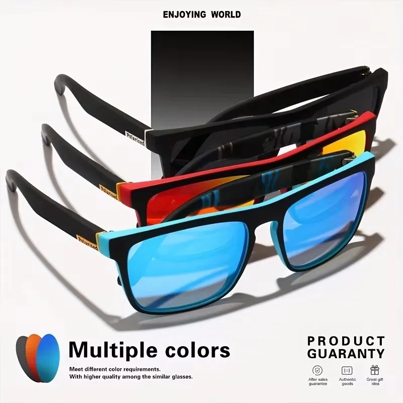Modische Vintage Quadratische  – Sunglasses Polarized Men Bewertung und Preis