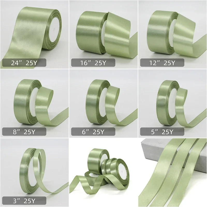 25 Yards Salbeigrünes Band, ar – Men Accessories Bouquet Bewertung und Preis
