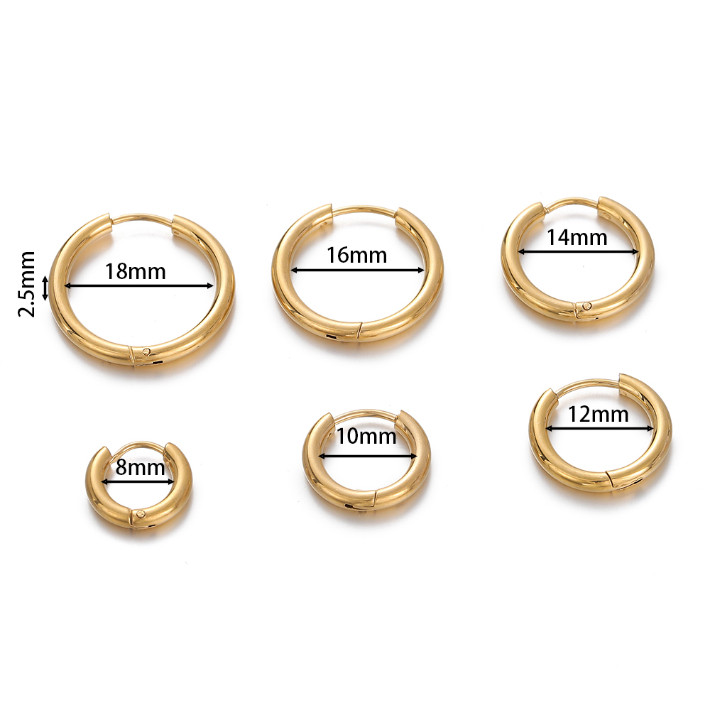 2 Stück 8/10/12/14/16/18 mm Ed – Men Accessories Earrings Bewertung und Preis